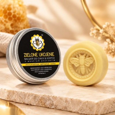Balsam do ciała w kostce z woskiem pszczelim 40 g